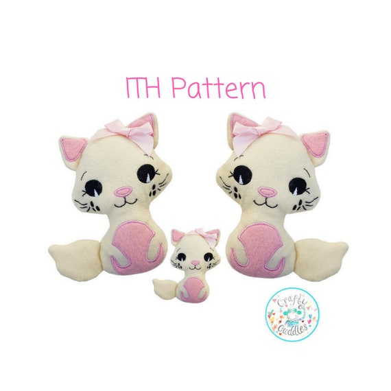 machine embroidery in the hoop stuffed animals