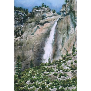 Yosemite - Note Card - Yosemite Falls