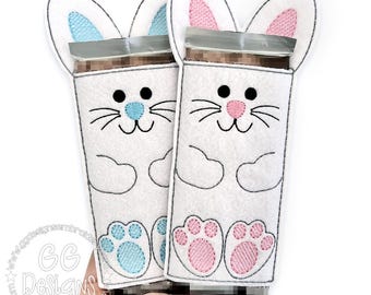 Bunny Chocolate Bar Slider in the hoop machine embroidery design