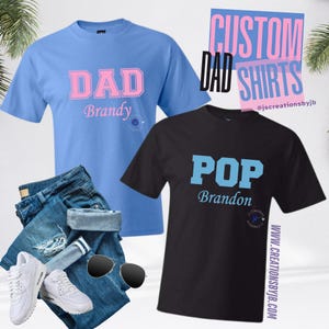 Jack & Jill DAD Print T Shirt, POP Print T Shirt, Jack And Jill DAD T Shirt, Jack and Jill Para, 1938 Sisterhood, JandJ, Custom Family Shirt