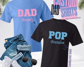 Jack & Jill DAD Print T Shirt, POP Print T Shirt, Jack And Jill DAD T Shirt, Jack and Jill Para, 1938 Sisterhood, JandJ, Custom Family Shirt