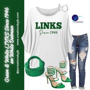 LINKS Since 1946 Dolman Glitter Shirt, LINKS Dolman Shirt, Links Para, LINKS Shirt, The Links, Links Legacy, Links Shirts, Links 1946