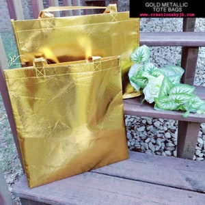 Gold Metallic tote bags, AKA silver metallic tote bag, silver AKA, golden aka, aka para, aka gift, Tote Bag, aka tote bag, Blank Tote