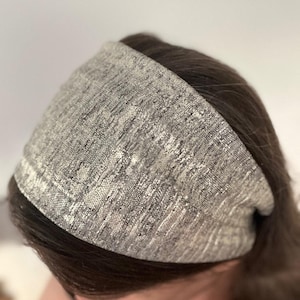 Headband tichel, Head scarf, Head covering, Silver headband, Jewish headcovering, Religious headcover, women&#39;s headcover