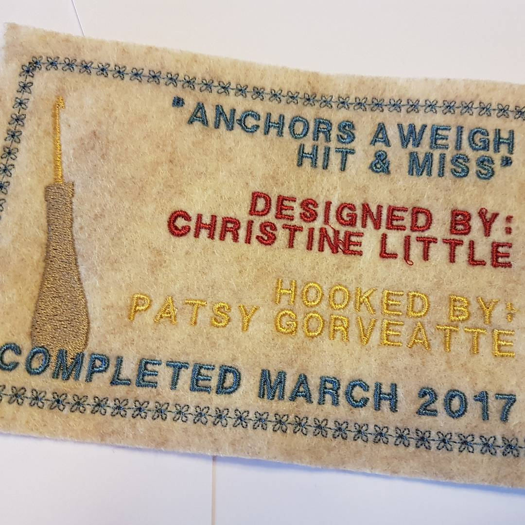 Personalized Hooked Rug Labels custom rug hooking 4 x Etsy