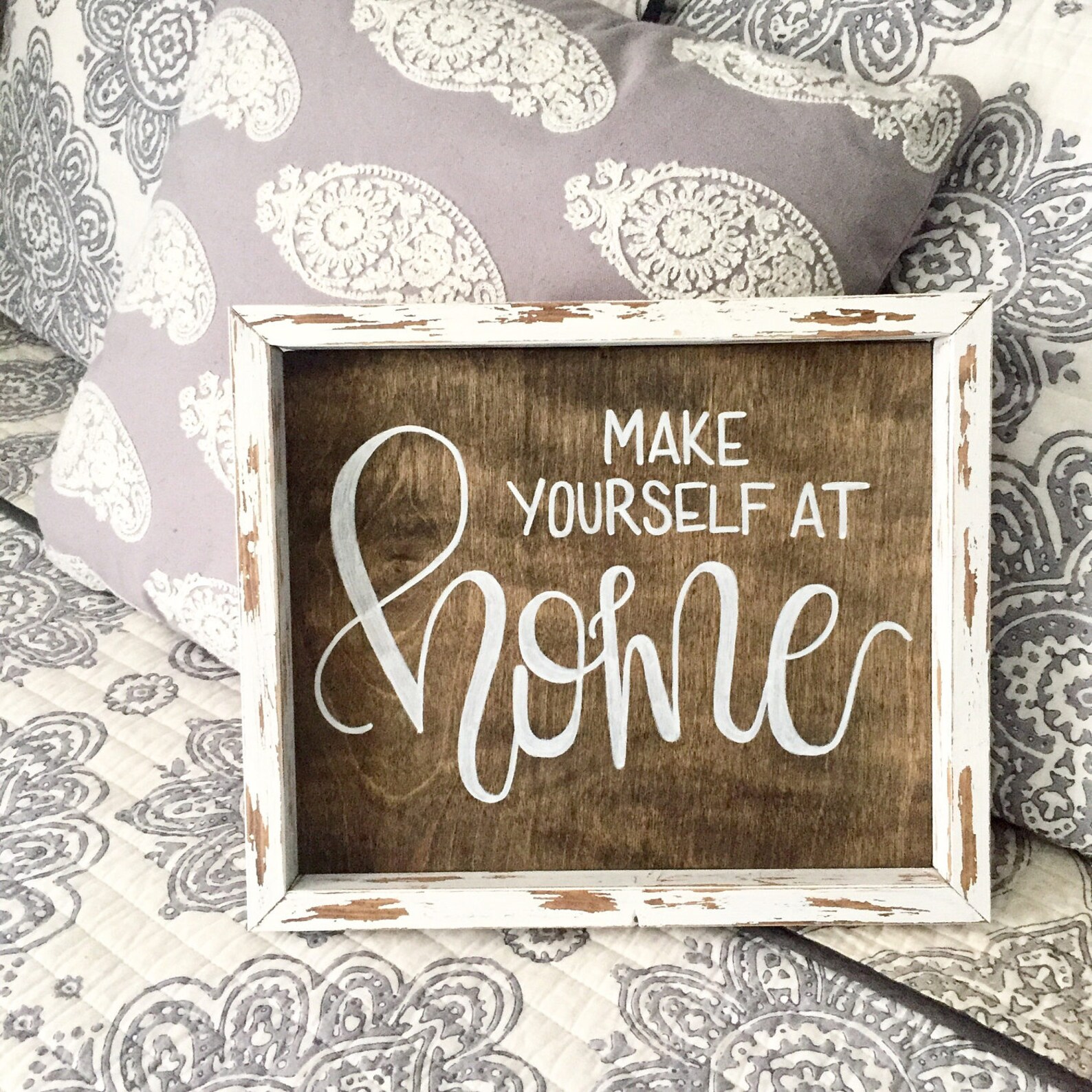 Make Yourself at Home Sign Guest Room Sign Entry Sign Etsy