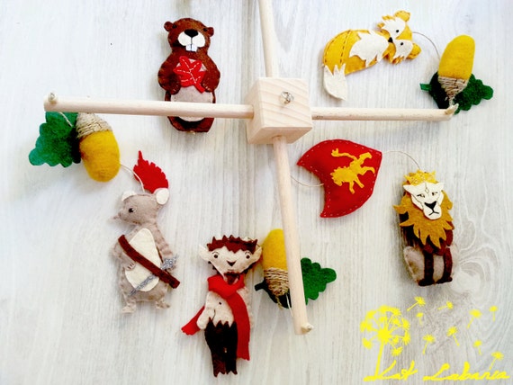 Narnia World Baby Crib Mobile Nursery Decoration Handmade - Etsy Narnia World Baby Crib Mobile Nursery Decoration Handmade - Etsy
