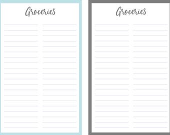 grocery list unique grocery list pdf instant download printable list shopping list keep track of foods to buy for your kitchen