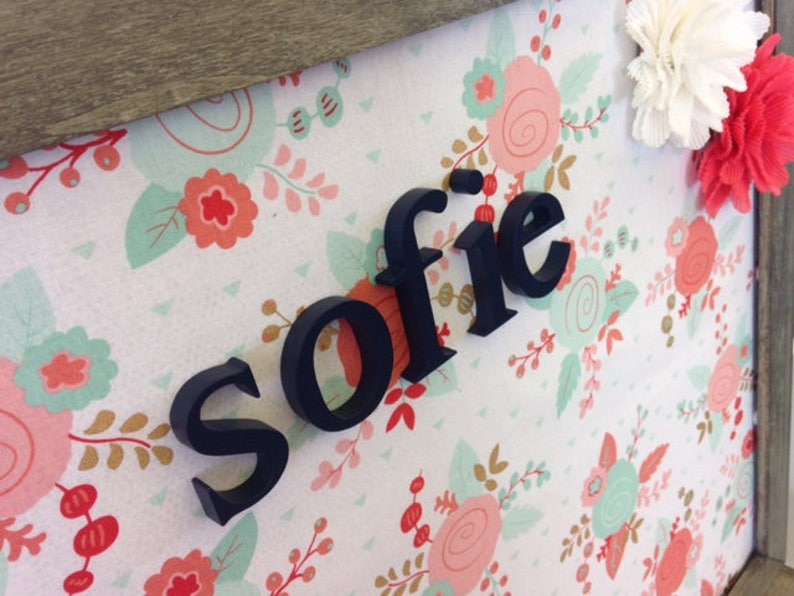 Wooden Letter Decorative Wooden Painted Etsy