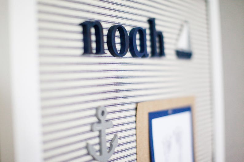 Wooden Letter Decorative Wooden Painted Etsy