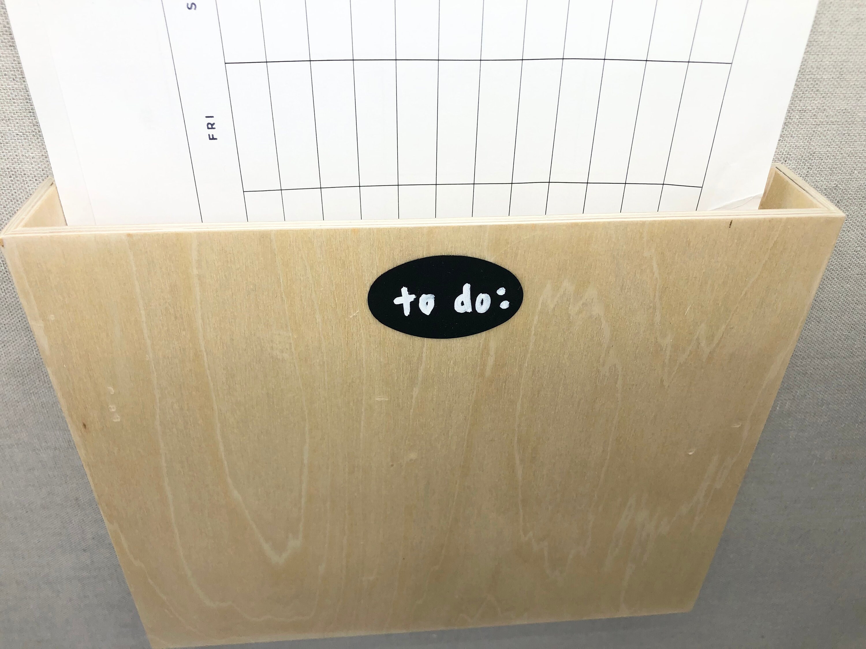 NEW Large Wooden File Box Command Center Etsy