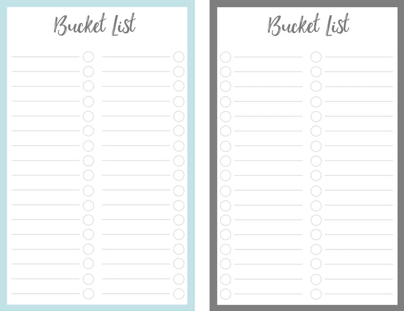 Bucket Record Printable Printable Checklist PDF Instantaneous Down load - Maintain Monitor of Everyday living Aims - Fantastic for dry erase magnet upon refrigerator or board image regarding Printable Bucket List identify Bucket Checklist Printable Printable Checklist PDF Fast Obtain - Hold Keep track of of Lifetime Aims - Fantastic for dry erase magnet upon refrigerator or board