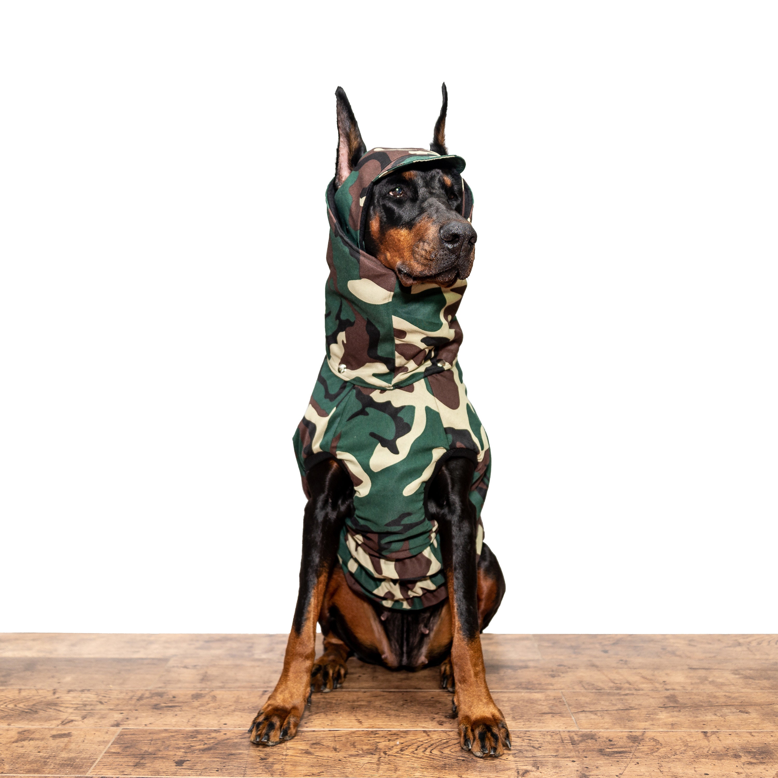 Camouflage Doberman Coat Pet Dog Winter Jacket Doberman Etsy