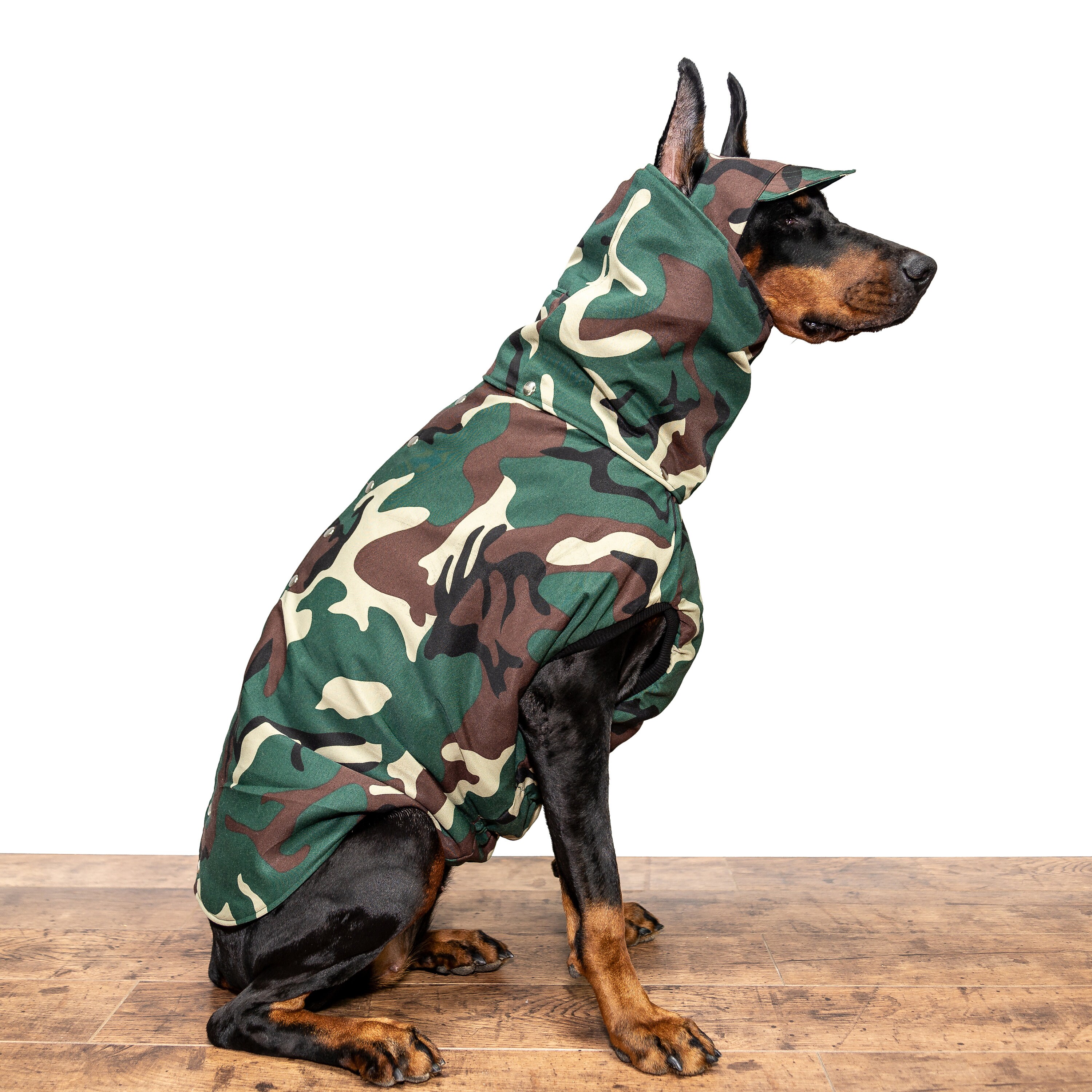 Camouflage Doberman Coat Pet Dog Winter Jacket Doberman Etsy