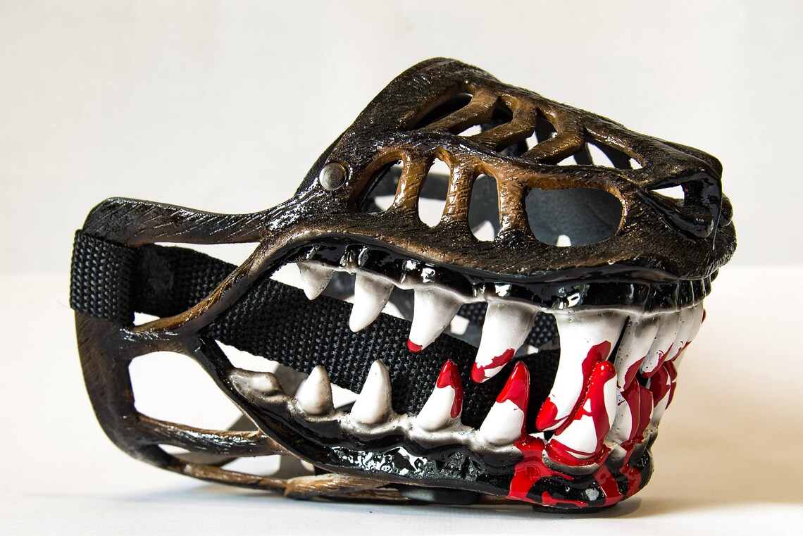 Pet Gift Werewolf Dog muzzle Scary Doberman muzzles Custom Etsy