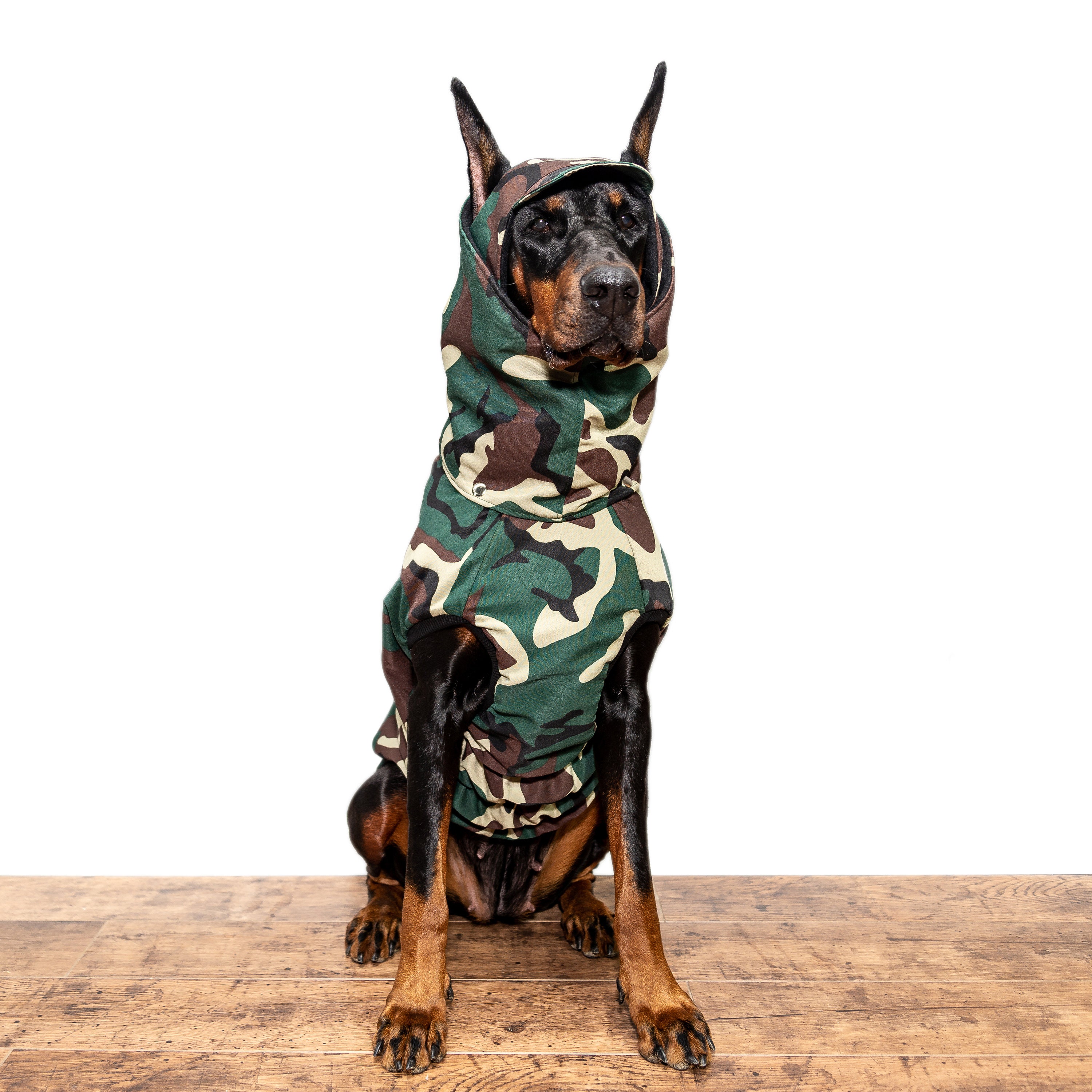 Camouflage Doberman Coat Pet Dog Winter Jacket Doberman Etsy
