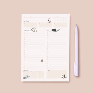 A5 Daily Planner Pad
