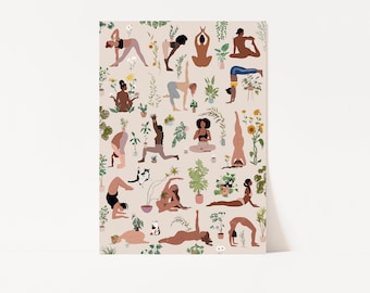 Carte postale de yoga - Edition limitée