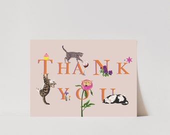 Thank you - A6 Postcard - limited edition