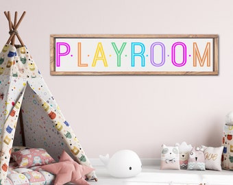 Playroom Sign, Playroom Wall Decor, Playroom Decor, Kids Playroom Wall Decor, Play Sign, Kids Wall Decor, Bedroom Play Sign, Gift for Kids