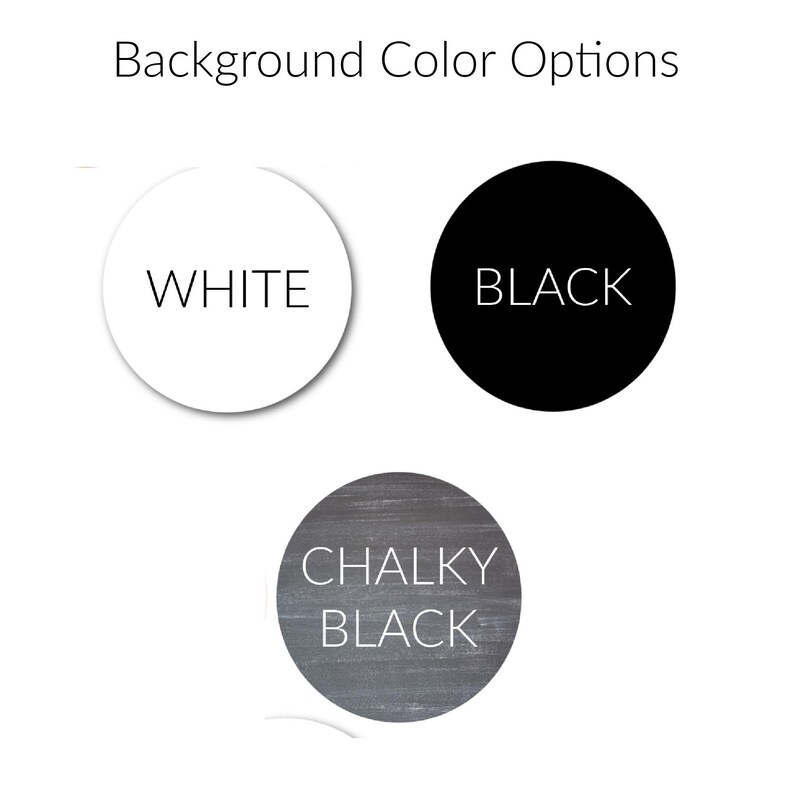 K&ouml;nnte beinhalten: Drei runde Kreise mit Text darin. Der erste Kreis ist wei&szlig; mit dem Text "WHITE" darin. Der zweite Kreis ist schwarz mit dem Text "BLACK" darin. Der dritte Kreis ist grau texturiert mit dem Text "CHALKY BLACK" darin.