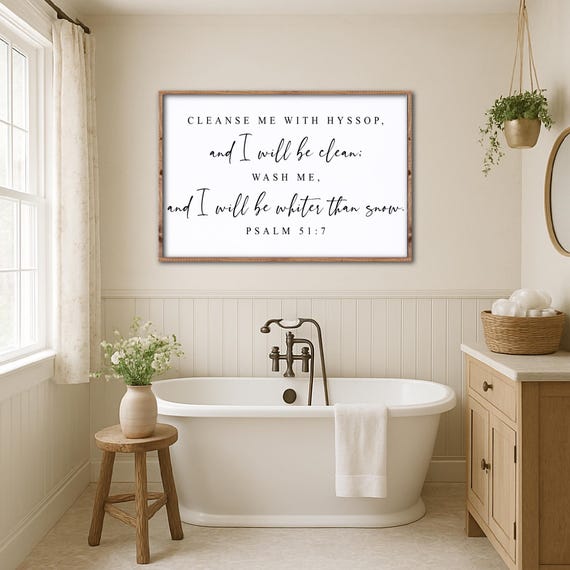 How to Decorate a Bathroom With Bible Verses: Inspiring Ideas