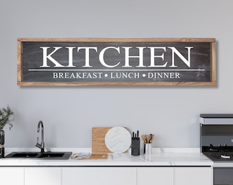 Farmhouse Kitchen Sign - Rustic Kitchen Decor - Self Serve Kitchen Sign