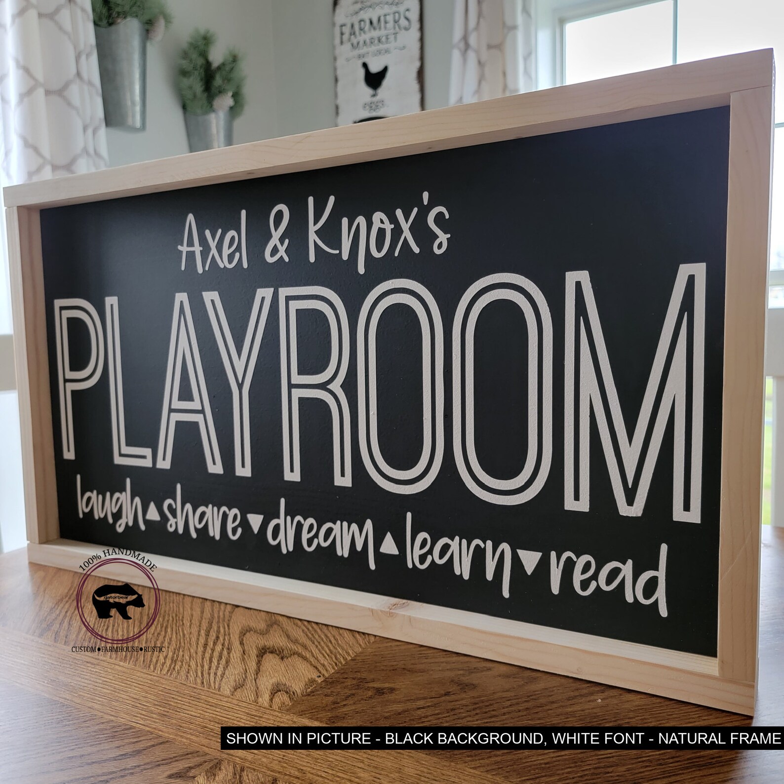 Personalized Playroom Wood Sign Custom Playroom Sign Etsy