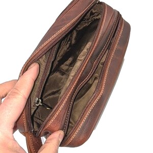 CLASSIC Style men's wristlet leather bag zdjęcie 4