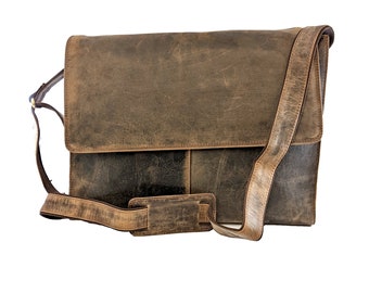 laptop messenger shoulder bag with 15&quot; to 16&quot; with multiple compartments and two sizes