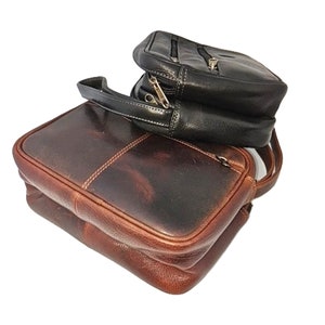 CLASSIC Style men's wristlet leather bag zdjęcie 5