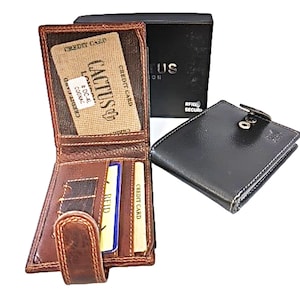 Soporte para tarjeta Bifold Wallet con ranuras para tarjetas SIM y tarjetas de memoria