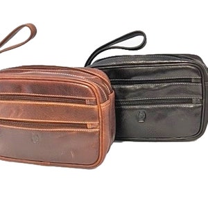 CLASSIC Style men's wristlet leather bag zdjęcie 2