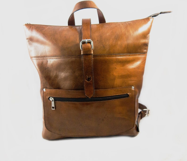 leather outdoor backpack