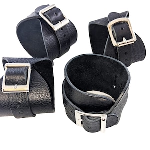 Classico Punk-Rock-Hippie  Leather Wristband wide Bracelet for Men & Women