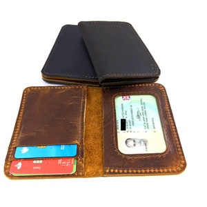 Portefeuille CARTE D’IDENTITÉ EN CUIR (personnalisé)