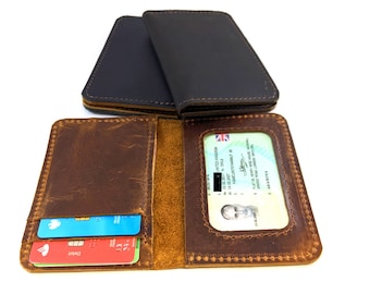 LEATHER  ID CARD wallet (personalised)