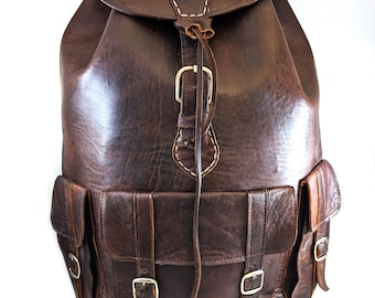 The Grande Real leather Papa Backpack