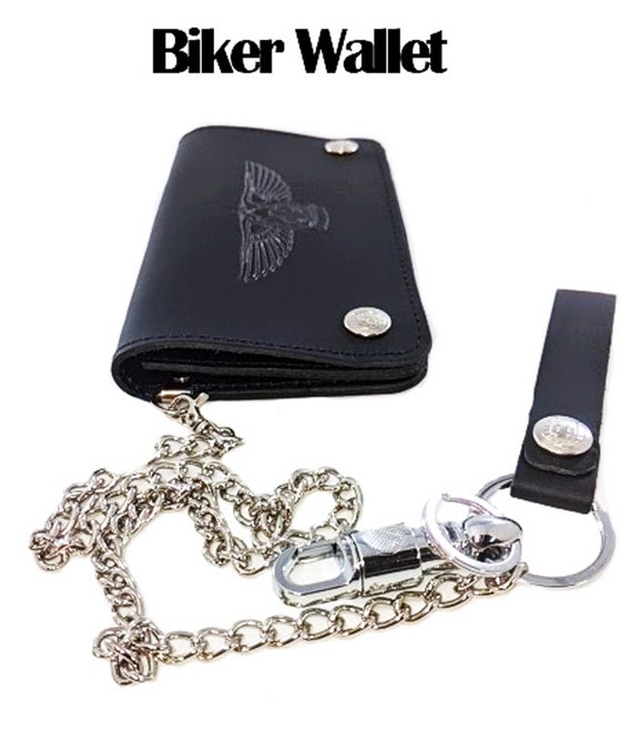 Cartera motera con cadena sale