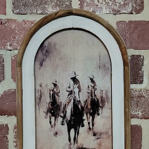Framed Vintage Western Wall Decor Wild West  Framed Art Vintage Rodeo Cowboy Rustic Southwestern Decor Cowboy Decor Rustic Wall Decor