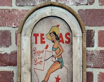 Framed Vintage Wild West Wall Print Western Framed Art Vintage Rodeo Cowgirl Rustic Southwestern Decor Cowboy Decor Retro Texas Wall Decor