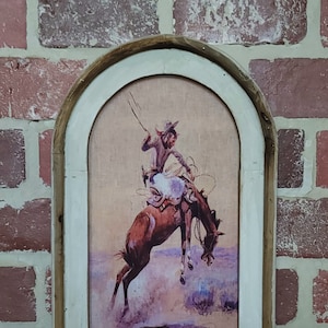 Framed Vintage Wild West Wall Print Vintage Western Framed Art Vintage Rodeo Cowboy Rustic Southwestern Decor Cowboy Decor Retro Wall Decor