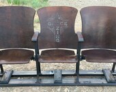 Amazing Grace Theatre Chairs Set of Theater Chairs Theatre Seats Theater Seats Reconditioned Church Chairs Old Vintage Wooden Foldup Chairs