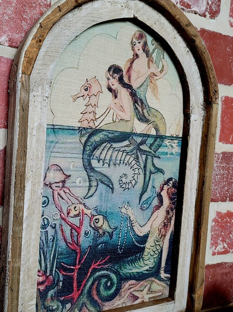 Vintage Mermaid Wall Decornull
