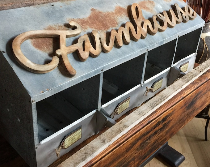 Vintage Chicken Nesting Boxes Four Nesters Urban Farmhouse Etsy