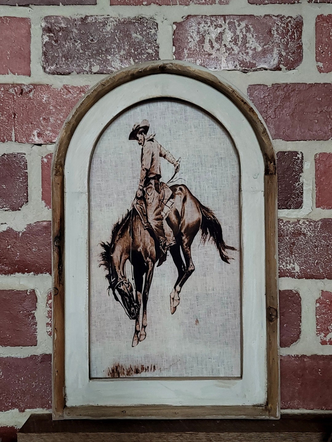 Framed Vintage Wild West Wall Print Western Framed Art Vintage Rodeo