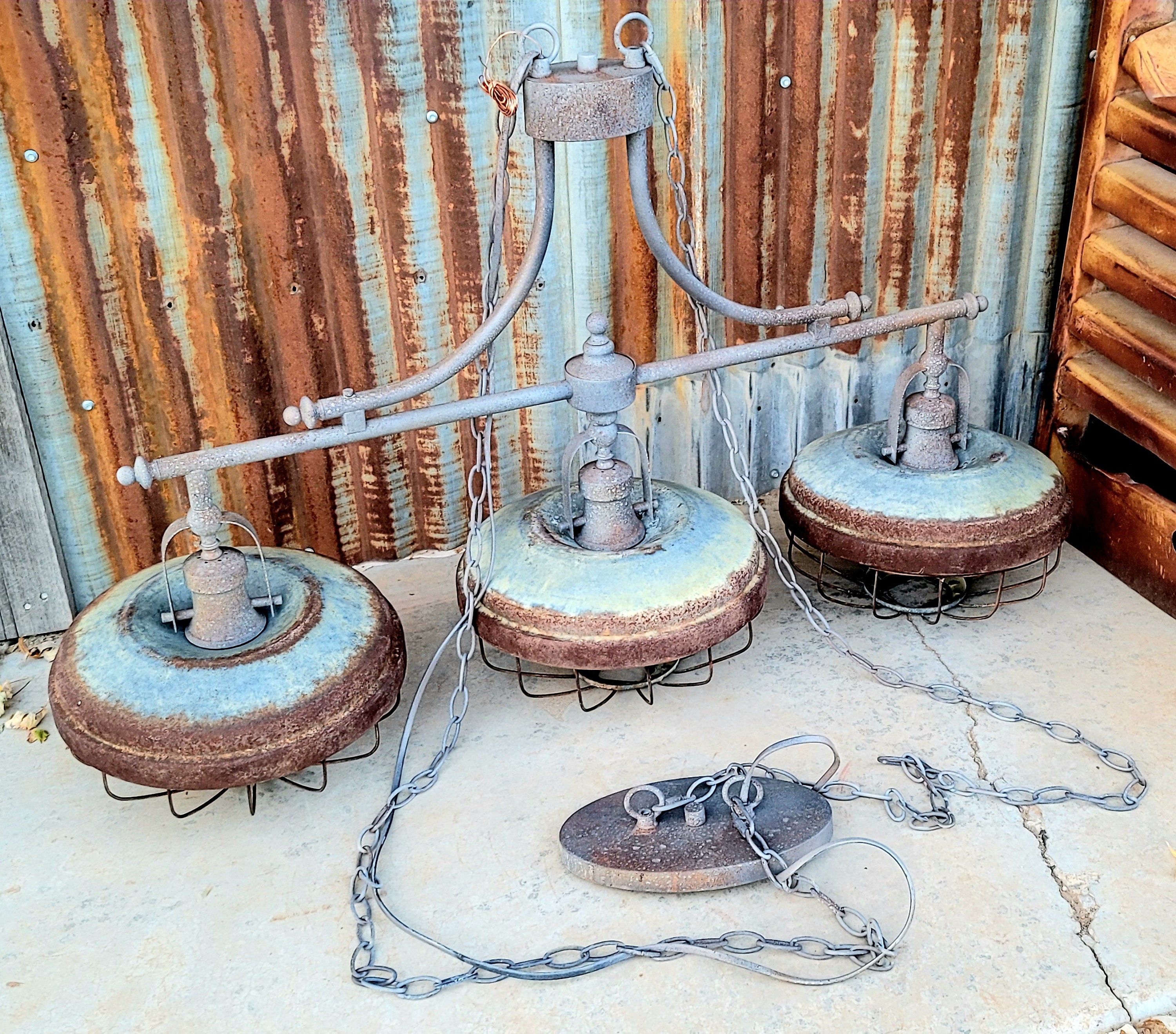 Repurposed Vintage Chicken Feeder Light Farmhouse Kitchen Etsy