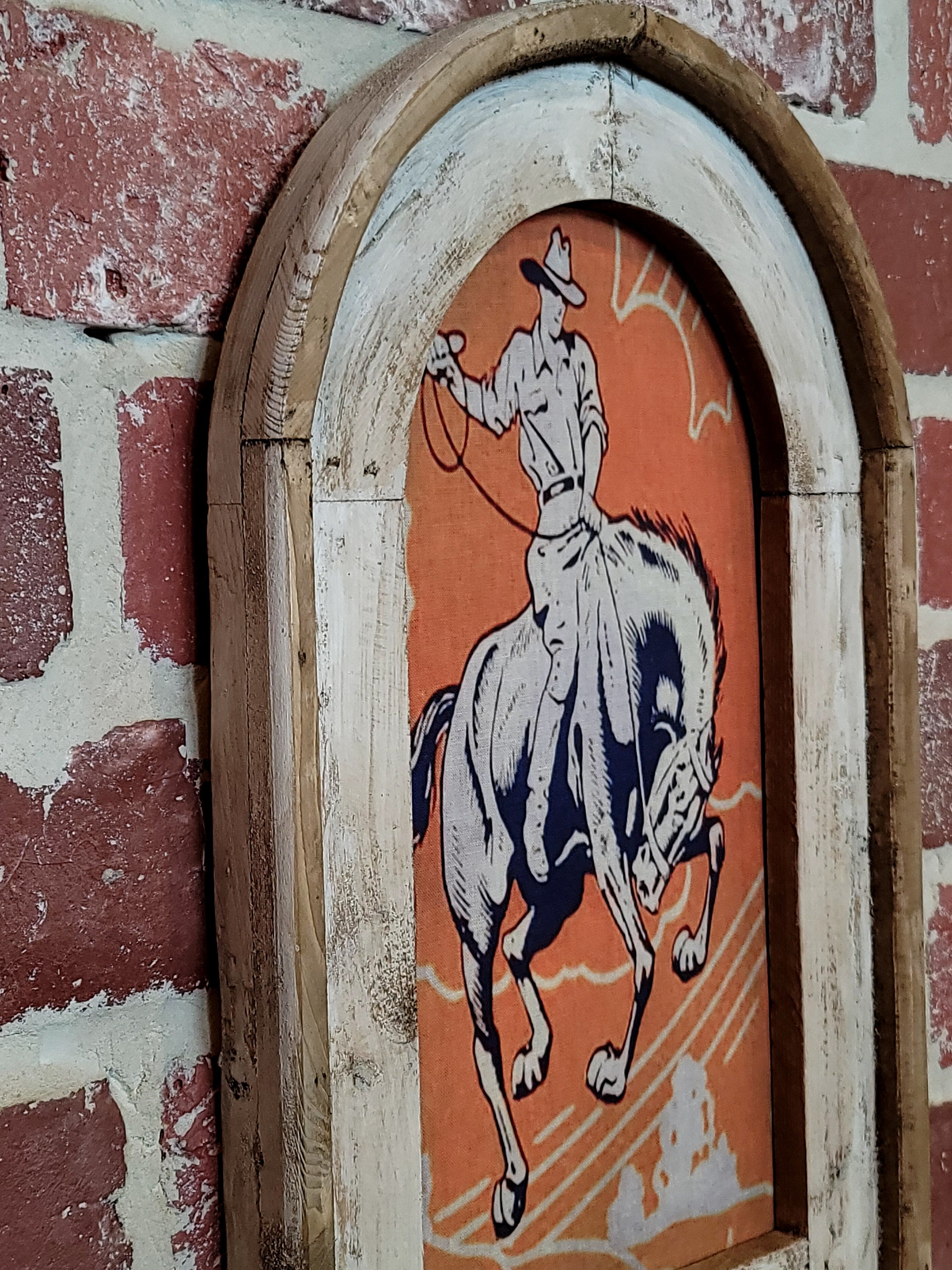 Retro Western Wall Decor 14x22 Nostalgia Western - Etsy