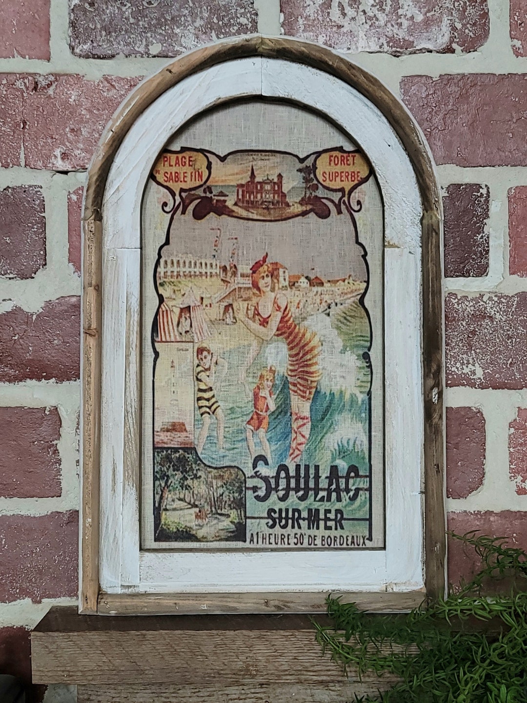 Retro Swimming Wall Art 14 X 22 Bathroom Decor Coastal Wall Decor Beach