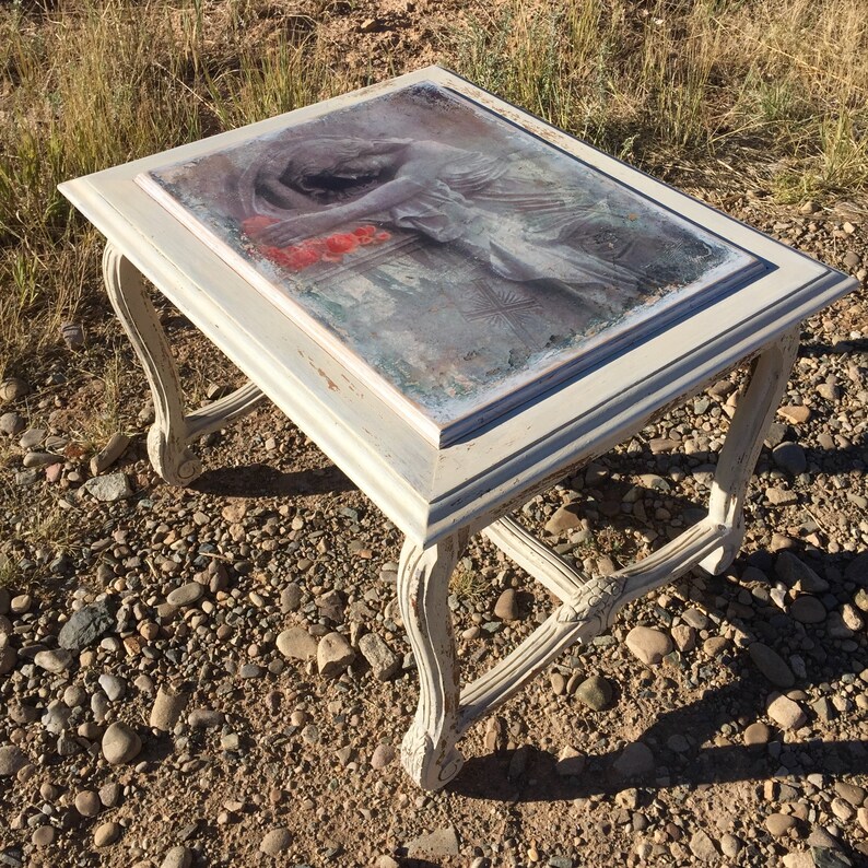 Set of Two French Country End Tables Farmhouse Furniture Etsy